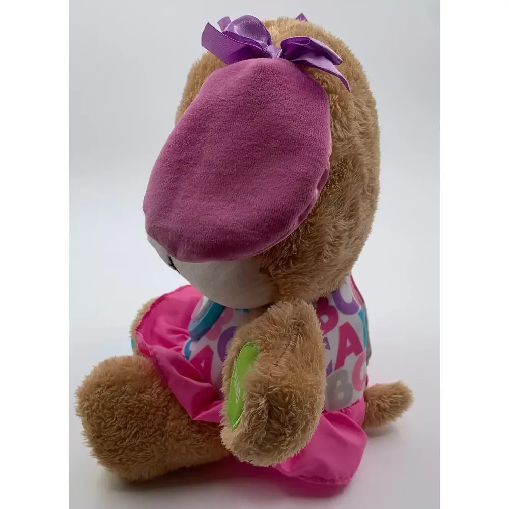 Fisher Price Puppy Laugh And Learn Sis Plush Learning Smart Stages Sounds Works